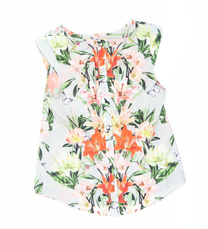 Womens UK Size 10 Billie & Blossom by Dorothy Perkins Multicoloured Basic Blouse