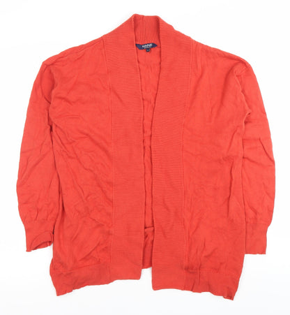Womens UK Size 12 Maine New England Red Cardigan Jumper