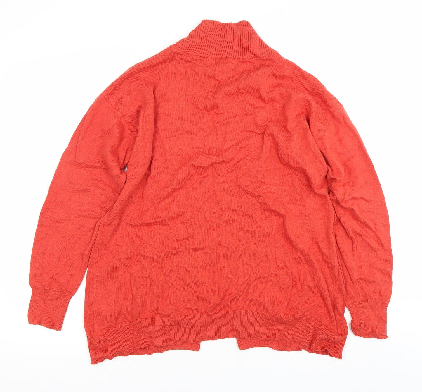 Womens UK Size 12 Maine New England Red Cardigan Jumper