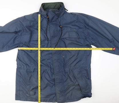 Mens UK Size L Hawkshead Blue Parka Coat