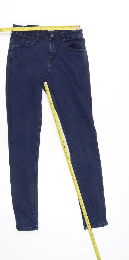 Forever 21 Women’s Blue Skinny Jeans Size 10 Slim Fit Denim Stretch