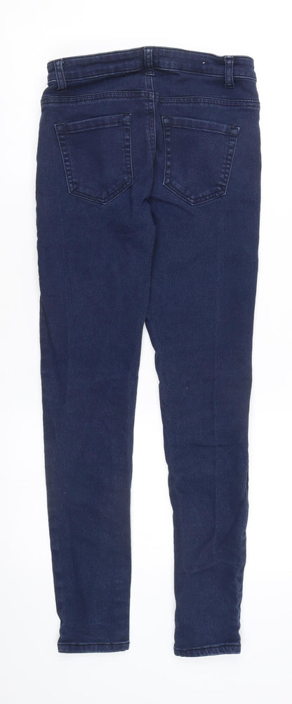 Forever 21 Women’s Blue Skinny Jeans Size 10 Slim Fit Denim Stretch