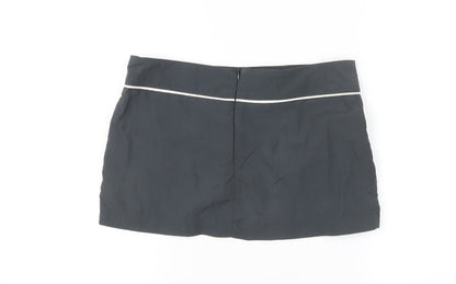 iets frans Women’s Black Pleated Short Skirt Size S Casual Summer