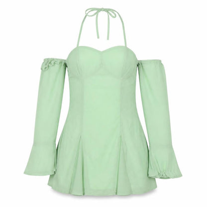 Womens UK Size 6 PRETTYLITTLETHING Green Camisole Blouse