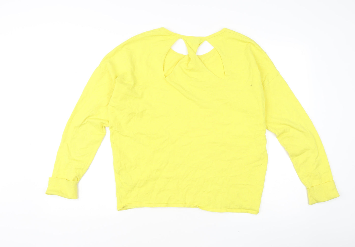 Womens UK Size 12 Oliver Bonas Yellow Pullover Jumper