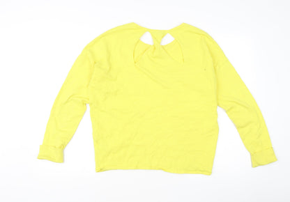 Womens UK Size 12 Oliver Bonas Yellow Pullover Jumper