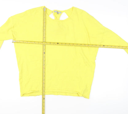 Womens UK Size 12 Oliver Bonas Yellow Pullover Jumper