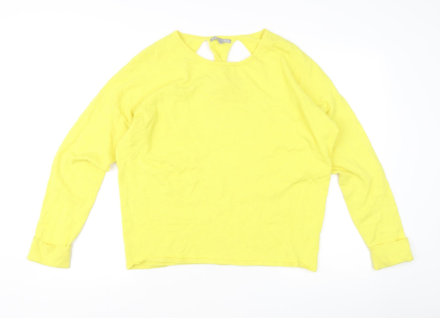 Womens UK Size 12 Oliver Bonas Yellow Pullover Jumper