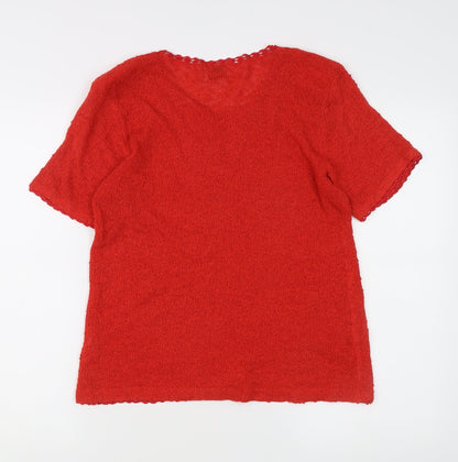Womens UK Size L Roman Originals Red Pullover Jumper