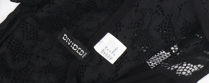 H&M Women’s Black Size 6 Fit & Flare Lace Cut Out Party Dress