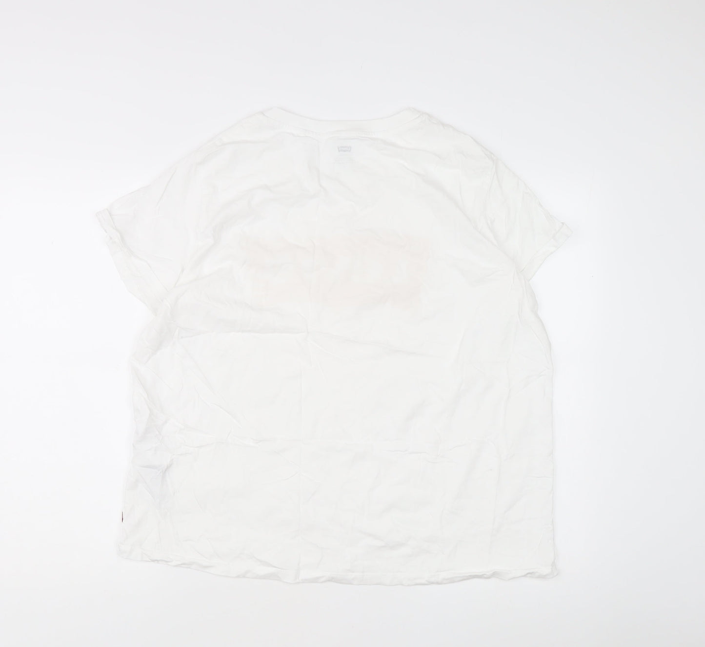 Womens UK Size 2XL Levi's White Basic T-Shirt