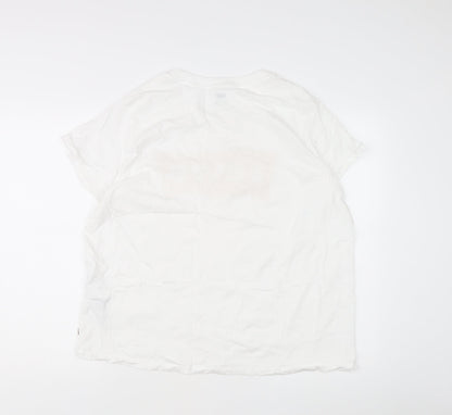 Womens UK Size 2XL Levi's White Basic T-Shirt