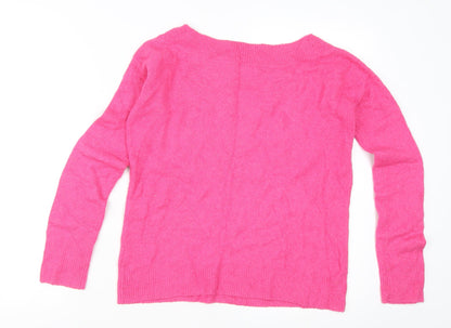 Womens UK Size S Hush Pink Pullover Jumper