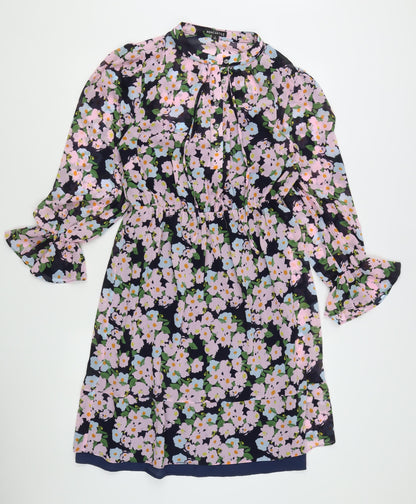 J.Crew Mercantile Women's Multicolour Floral A-Line Dress Size S