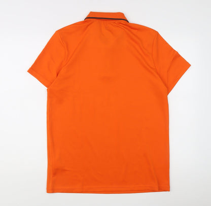 Mountain Warehouse Men’s Orange M Polo Shirt Quick Dry UV Protection