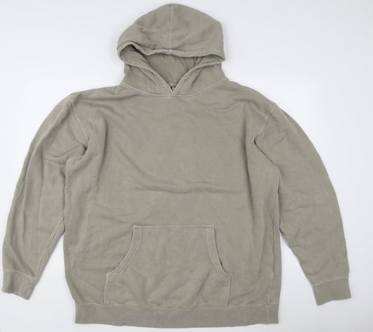 Additional front view of Independent Trading Co unisex grey xl pullover hoodie with logo