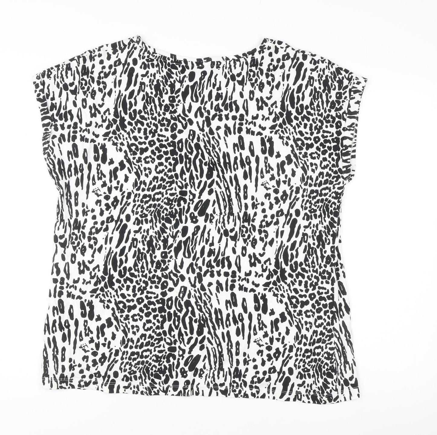 Womens UK Size 18 Dorothy Perkins Black Basic T-Shirt