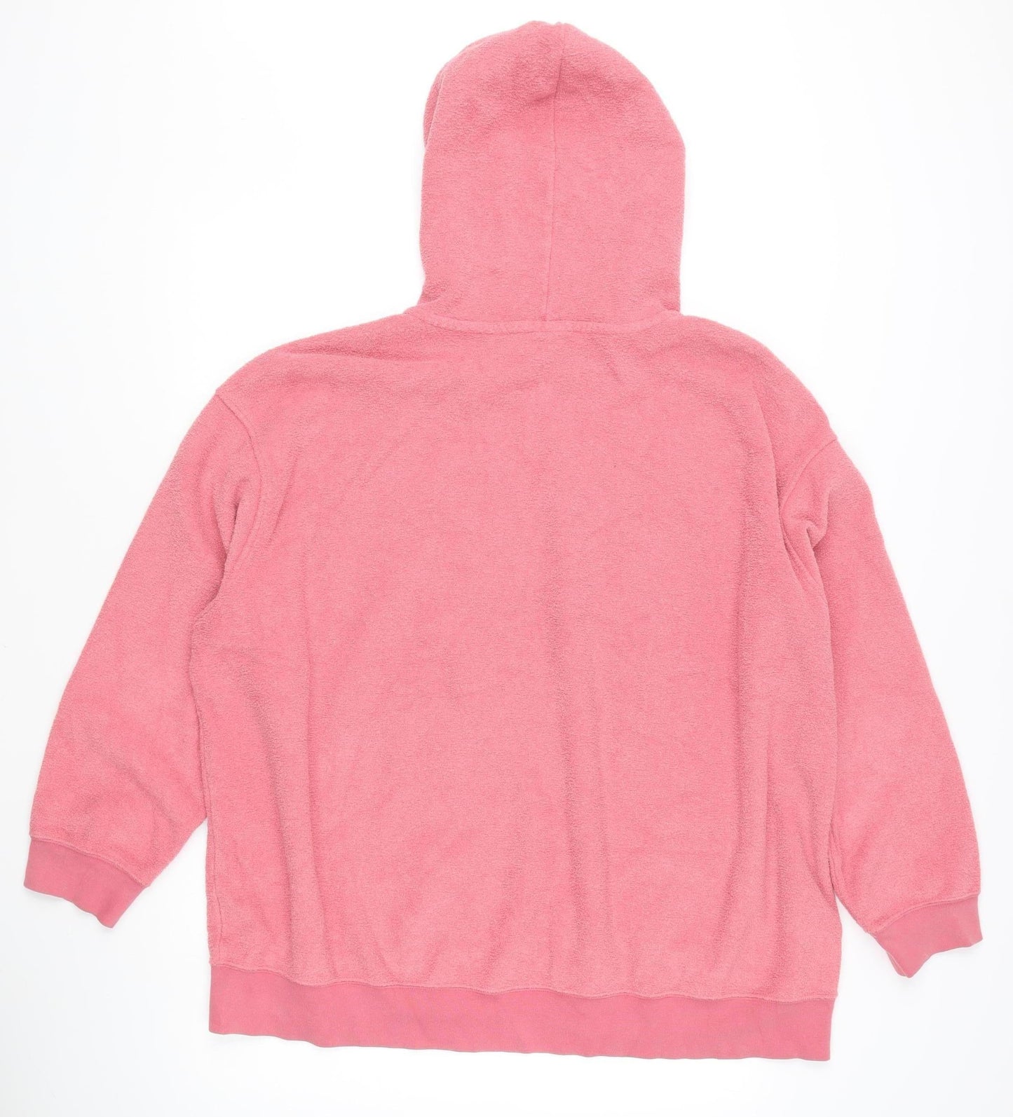 Nike Women’s Pink XL Pullover Hoodie 100% Cotton Raglan Sleeve