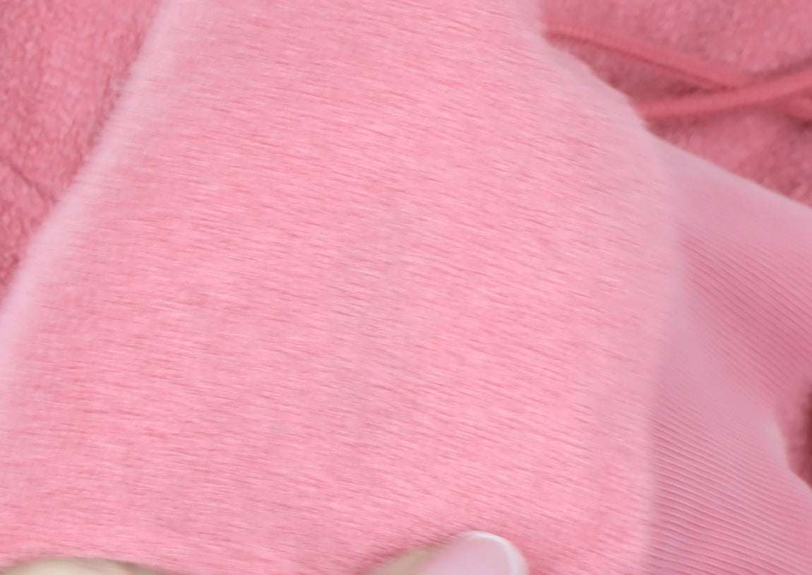 Nike Women’s Pink XL Pullover Hoodie 100% Cotton Raglan Sleeve