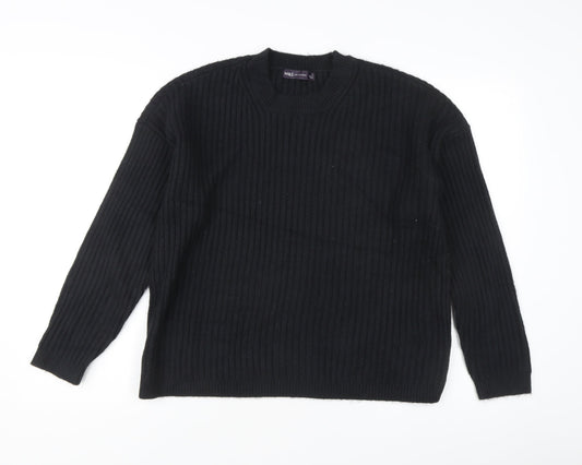 Womens UK Size L Marks and Spencer Black Pullover Jumper