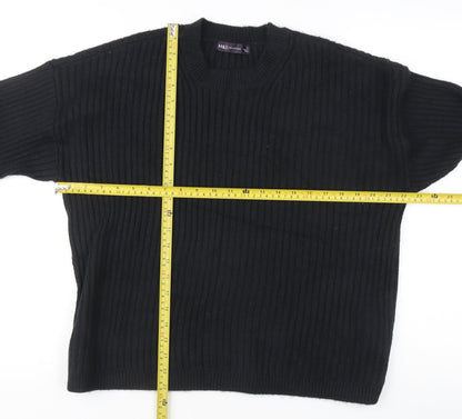Womens UK Size L Marks and Spencer Black Pullover Jumper