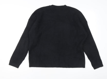 Womens UK Size L Marks and Spencer Black Pullover Jumper