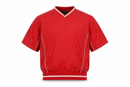 38 Degrees South Men’s Red Windbreaker Jacket M Short Sleeve