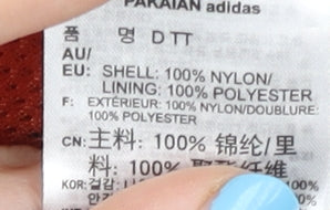 Adidas Men's Orange & Black L Windbreaker Jacket 1/2 Zip Sportswear