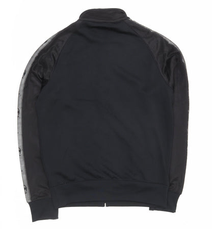 Champion Men’s Black Medium Track Jacket Full Zip Logo Sports