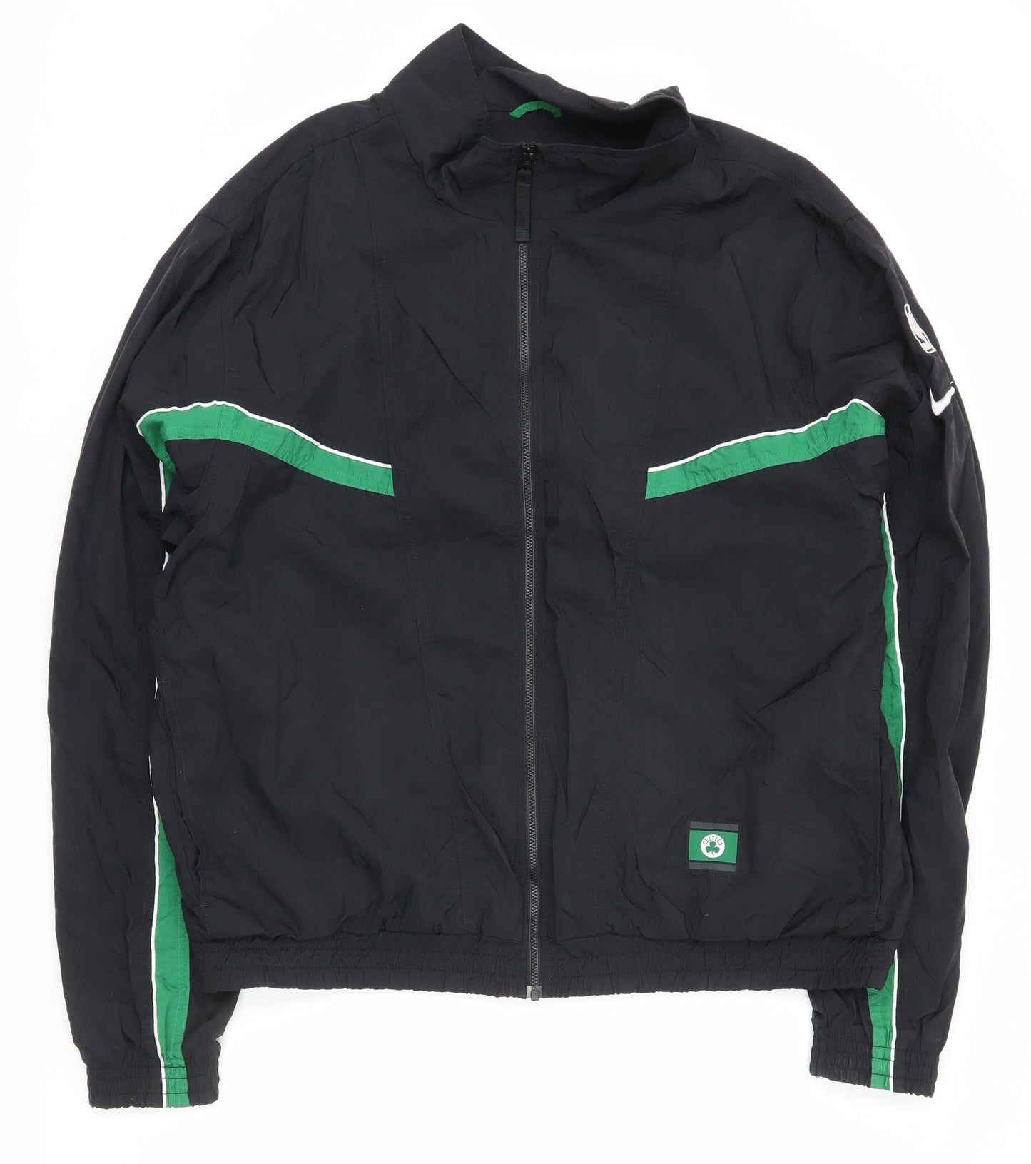 Nike Men’s Black Celtics Basketball Track Jacket XL Full Zip