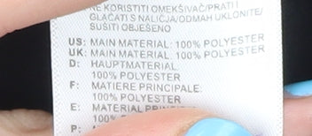 Adidas Men's Black Full Zip Hoodie L Sports Lightweight Polyester