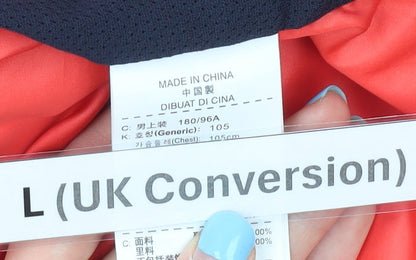 Nike Men’s Red L T90 Storm-FIT Track Jacket Football Running