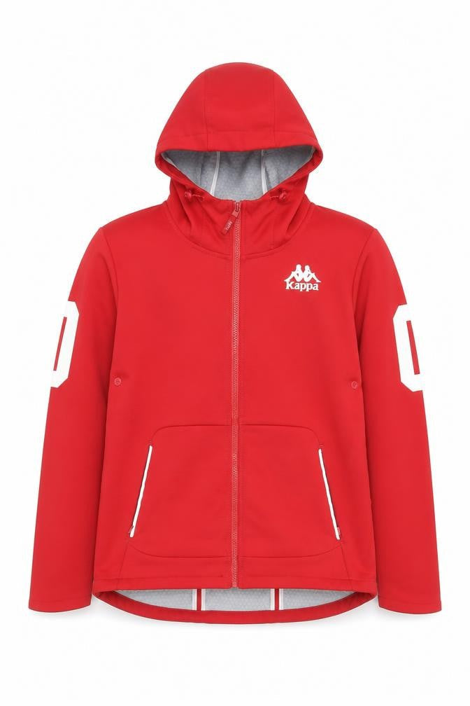 Mens UK Size XS Kappa Red Gym & Training Running & Jogging Walking Jacket