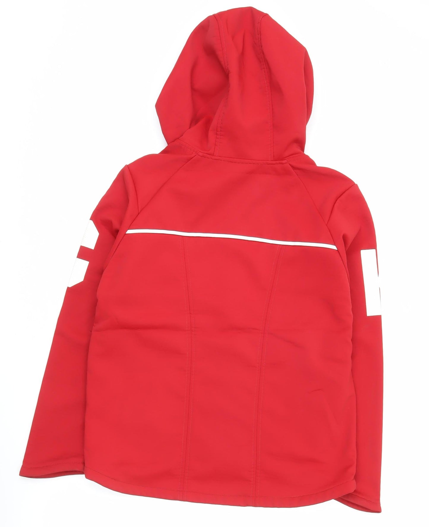Kappa Mens Red XS Softshell Hooded Full Zip Sports Jacket