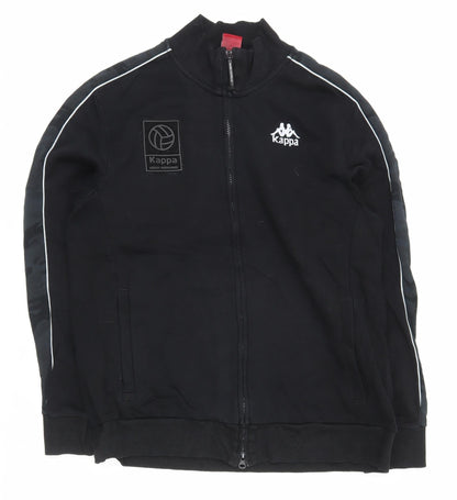 Kappa Men's Black L Track Jacket Full Zip Sportswear