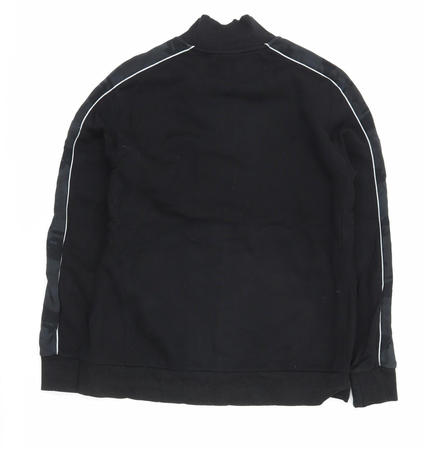 Kappa Men's Black L Track Jacket Full Zip Sportswear
