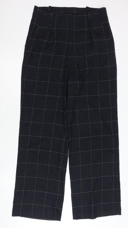 Womens UK Size 12 H&M Regular Fit Business Casual Black Trousers