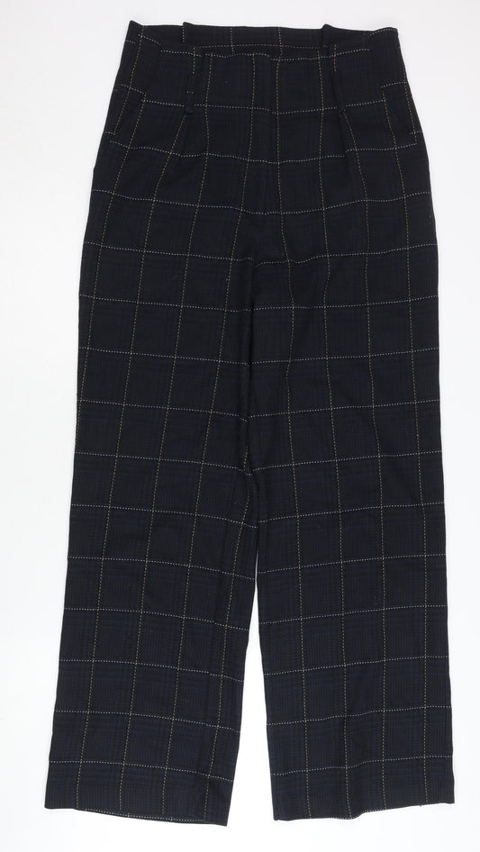 Womens UK Size 12 H&M Regular Fit Business Casual Black Trousers