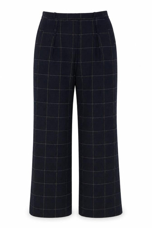 Womens UK Size 12 H&M Regular Fit Business Casual Black Trousers