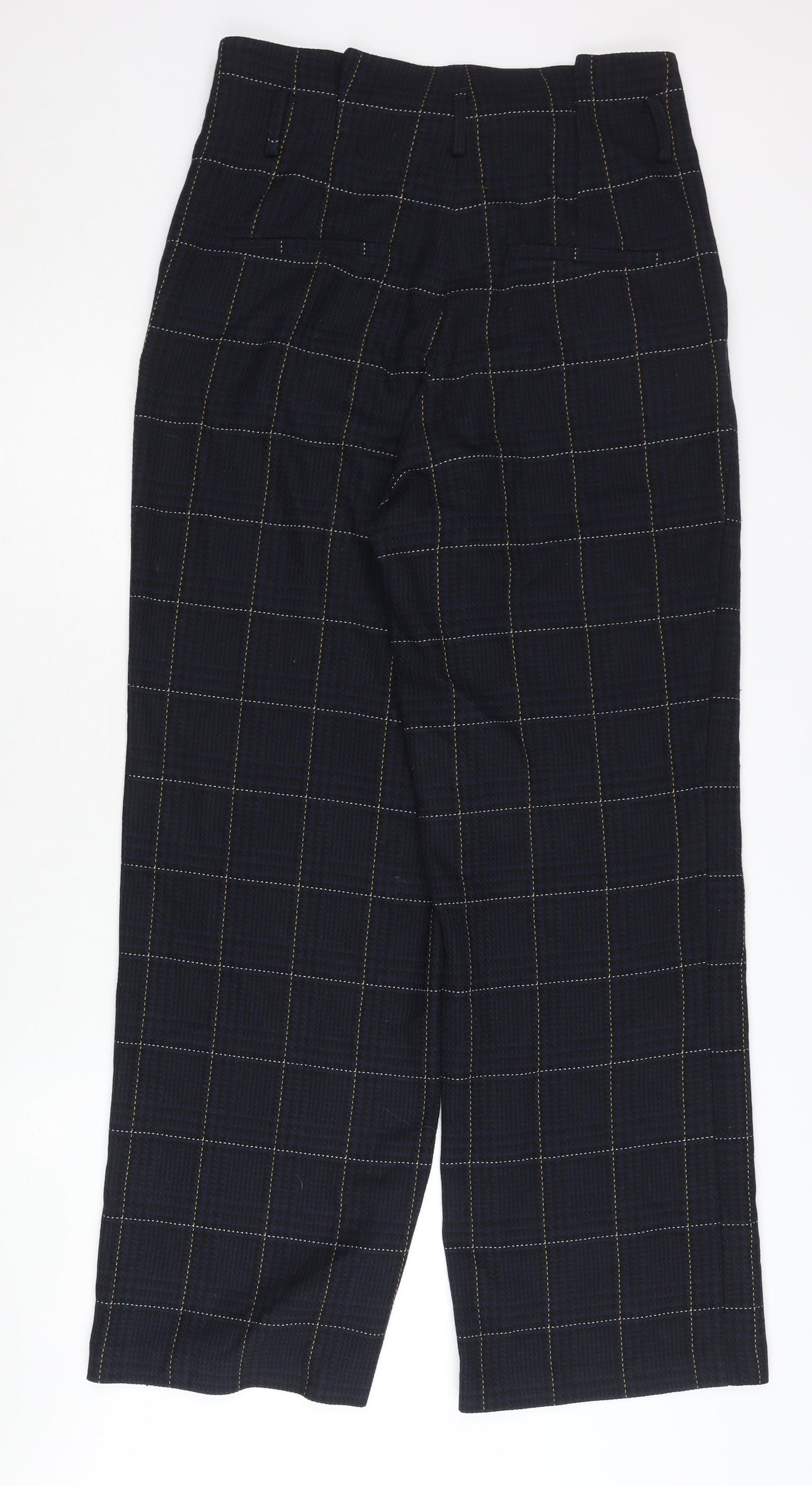 Womens UK Size 12 H&M Regular Fit Business Casual Black Trousers