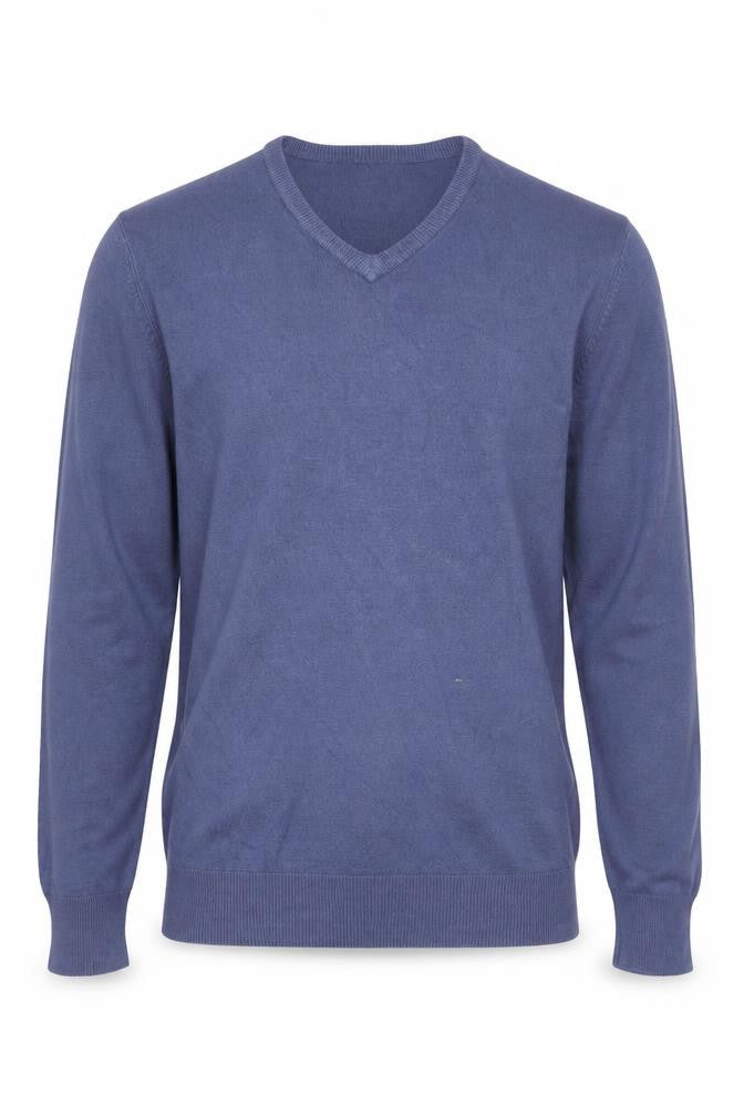 Mens UK Size M Marks and Spencer Blue Pullover Jumper