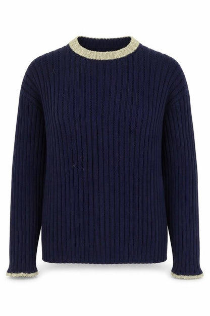 Womens UK Size 12 Marks and Spencer Blue Pullover Jumper
