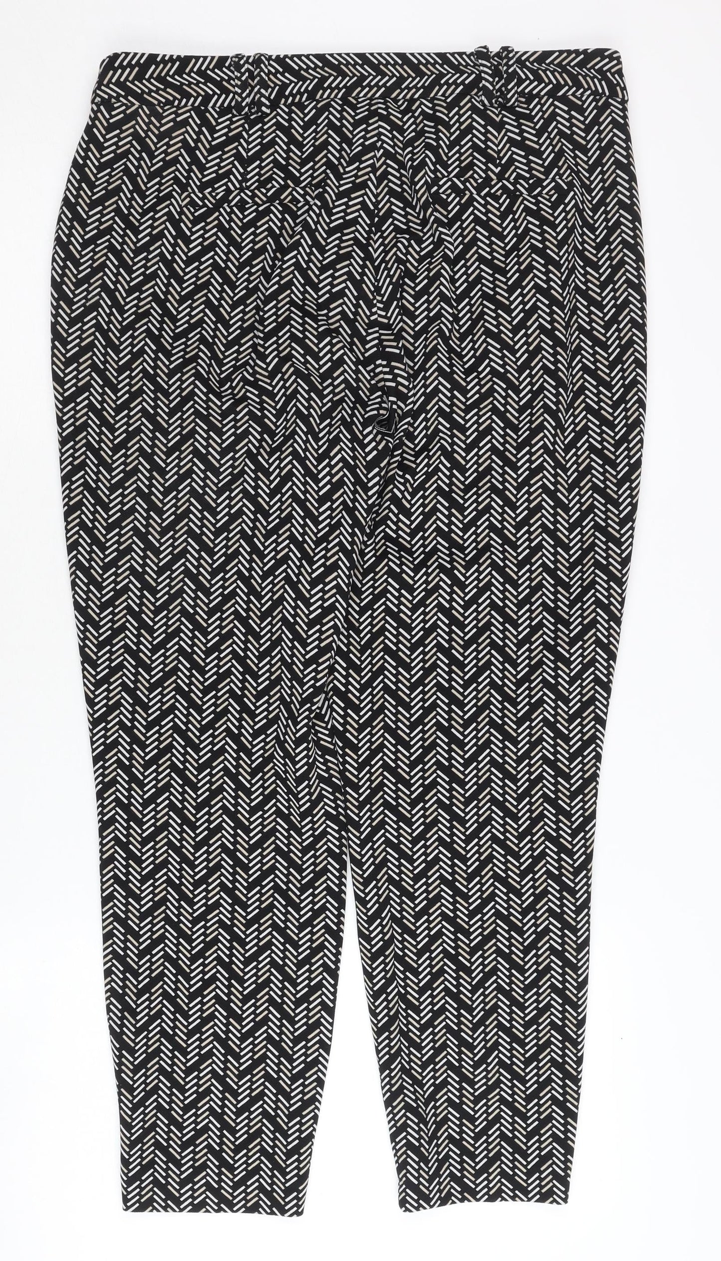 Womens UK Size 12 Dorothy Perkins Regular Fit CasualWorkwearBusiness Black Trous