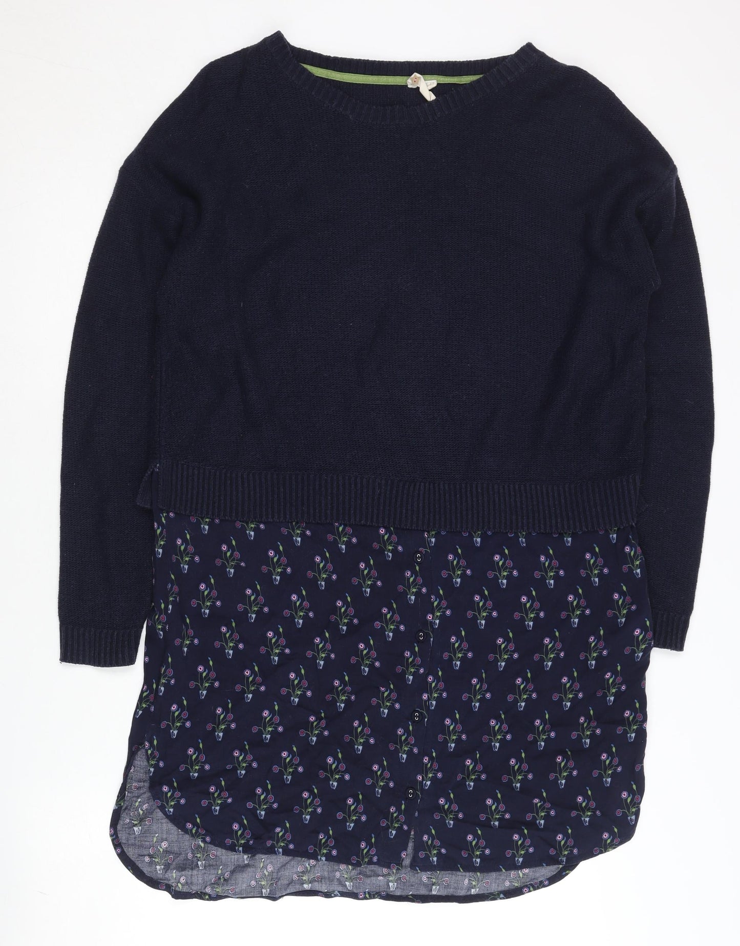 Womens UK Size 12 White Stuff Blue Pullover Jumper