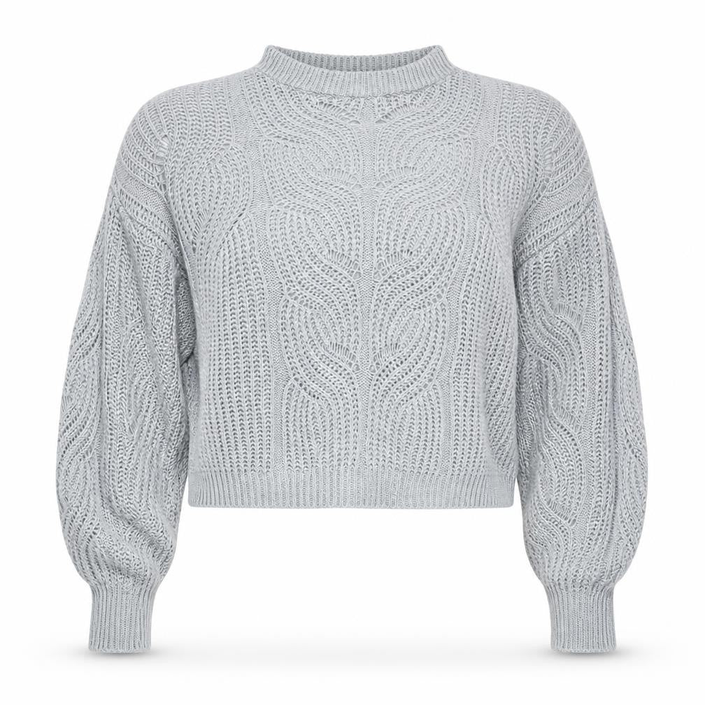 Womens UK Size S Oasis Grey Pullover Jumper