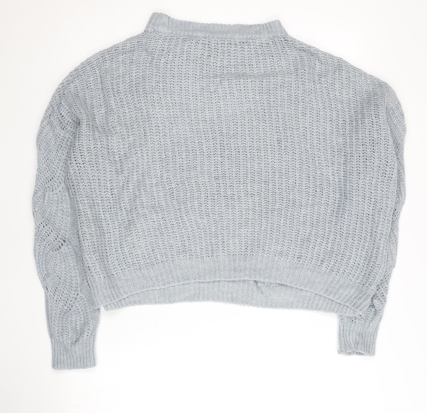 Womens UK Size S Oasis Grey Pullover Jumper