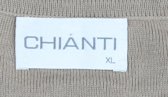 Womens UK Size XL Chianti Beige Pullover Jumper