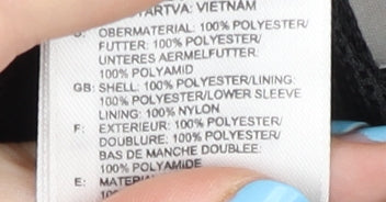 Adidas Men's Black M Sports Jacket Full Zip Reflective Pockets