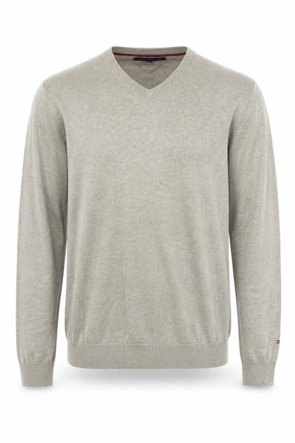 Mens UK Size XL Tommy Hilfiger Beige Pullover Jumper