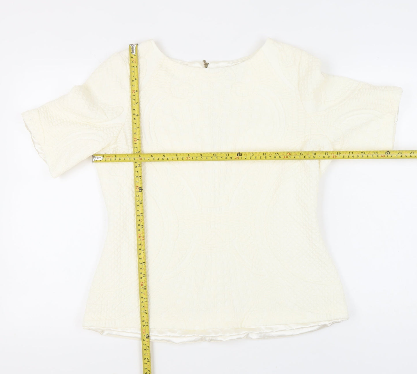 Womens UK Size 18 Marks and Spencer Ivory Basic Blouse